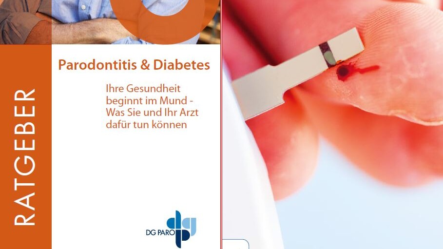 Cover Broschüre Parandontitis und Diabetes der DGPARO