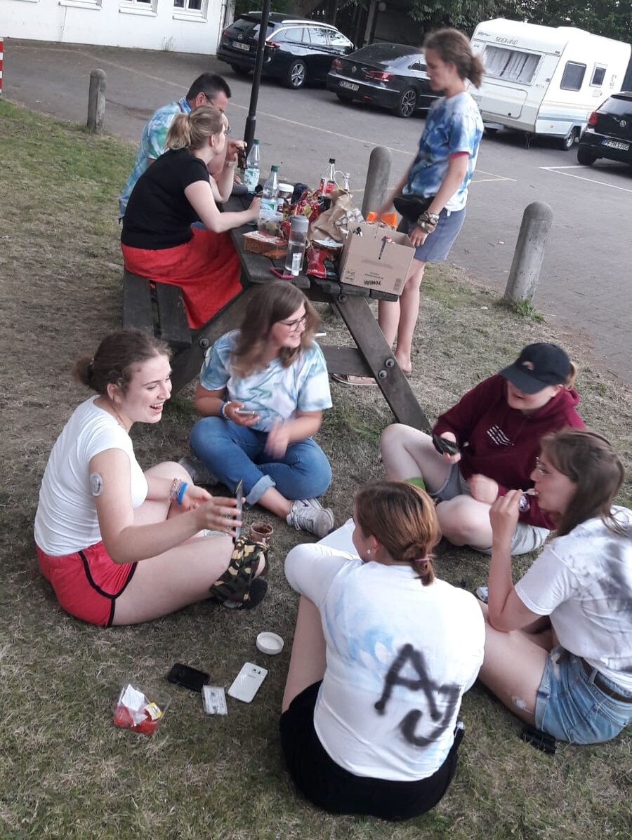 Sommercamp Lübeck, kleine Gesprächsrunde